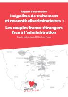 Publication du rapport d’observation "Inégalités de traitement et ressentis discriminatoires : les couples franco-étrangers face à l’administration"